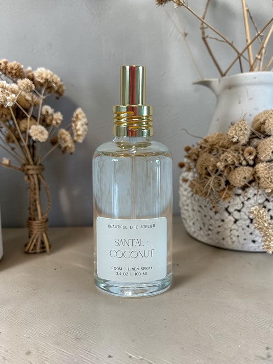 Santal + Coconut Room + Linen Spray